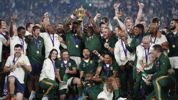 Dél-Afrika hibátlan a rögbi-vb-döntőkben, harmadszor világbajnokok