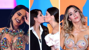 Leszbikus csók, klímatüntetés és mellvillantás - ez történt az MTV európai díjátadóján