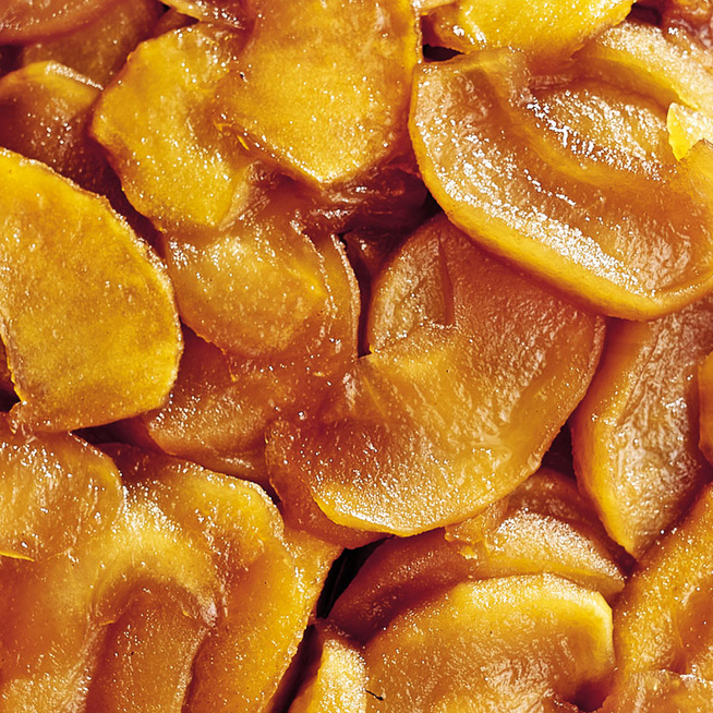 A franciák fordított almatortája gluténmentesen is isteni: vajkaramell édesíti meg