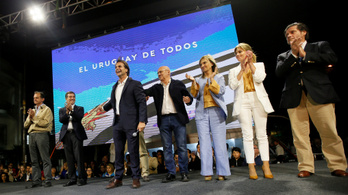 Hajszálnyi előnnyel nyert a jobboldali elnökjelölt Uruguayban