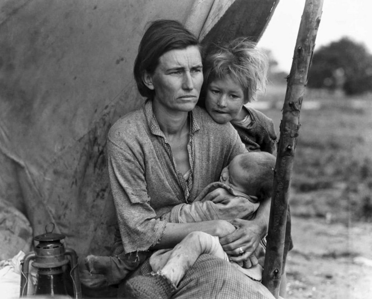 Florence Owens Thompson, Migrant mother