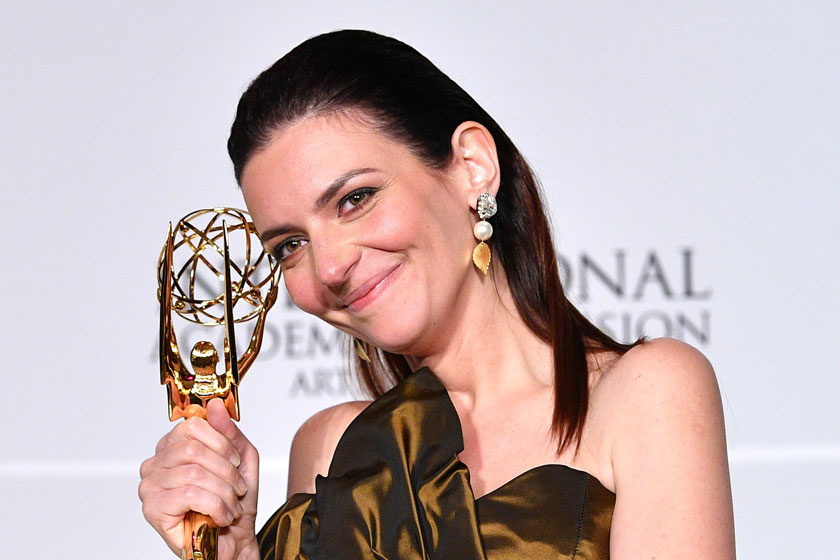Először kapott magyar színésznő Emmy-díjat - Gyönyörű estélyiben vette át Gera Marina