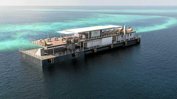 Elkészült az első víz alatti szálloda a Nagy-korallzátonynál
