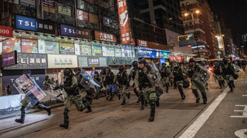 Megint véres zavargások voltak Hongkongban