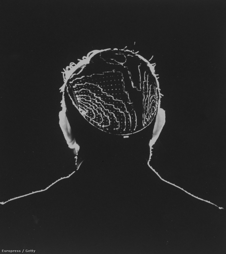1971. A képen Derek Fender, az alkalmazott biológia professzora látható, aki az agykéreg idegimpulzusait kutatta számítógéppel.