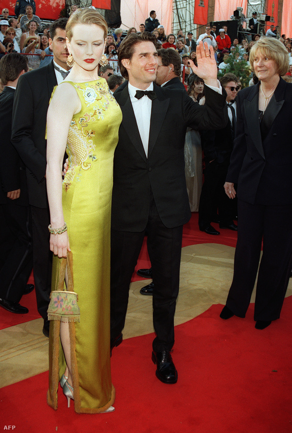 Tom Cruise felesége oldalán jelöltként érkezik az 1997-es Oscar-gálára. A színészt a Jerry Maguire című filmjéért jelölték Oscarra. Nem kapta meg.