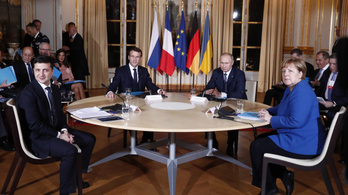 Putyin és Zelenszkij asztalhoz ültek, megerősítették a kelet-ukrajnai tűzszünetet