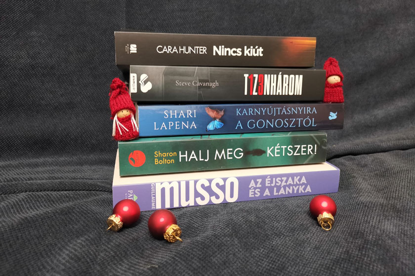 5 izgalmas krimi-thriller könyv a téli estékre - Karácsonyi ajándéknak is tökéletesek