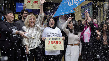 787 milliárd forintnyi összeget sorsoltak ki a spanyol lottón