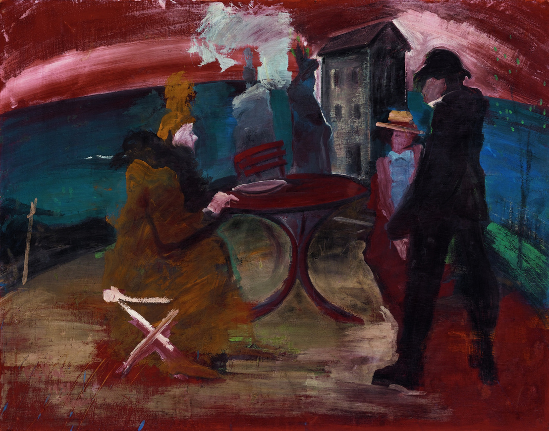 Vörös asztal, 1931
                        fa, tempera, 115 × 145 cm