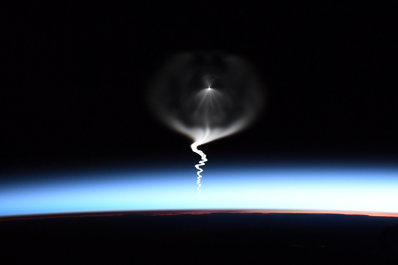 Szojuz űrhajó érkezik az ISS-re