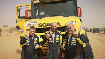 Magyar kamionosok nyerték az Africa Race terepralit