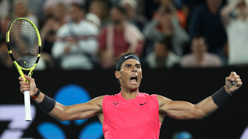Rafael Nadal az ausztrálok kedvencét legyőzve negyeddöntős az AusOpenen
