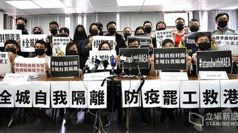Sztrájkolnak a hongkongi orvosok, ha nem lesz határzár Kína felől