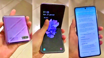 Már videó is van a Samsung új összehajtható mobiljáról