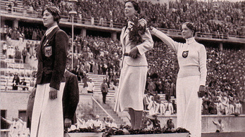 Az első magyar olimpiai bajnoknő dalt szerzett Szécsi Pálnak