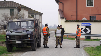 Megnéztük, hogyan őrzi az olasz hadsereg a karantént