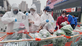 Csökkent a napi új fertőzöttek száma Kínában