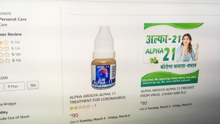 Tiltják az online piacterek a koronavírust gyógyító csodaszerek hirdetéseit