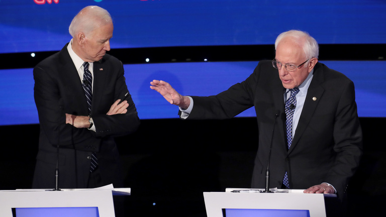 A szuperkedden csap össze Sanders és Biden