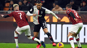 A koronavírus miatt elmarad a szerdai Juve-Milan kupaelődöntő