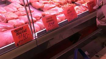 Már az ellenőrzés idejére olcsóbb lett a Lehel téri csirkehús