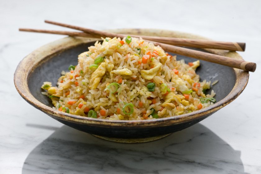 sült rizs recept