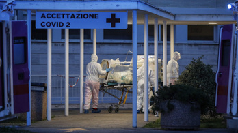 Olaszországban 793 ember halt meg egyetlen nap alatt a vírusban