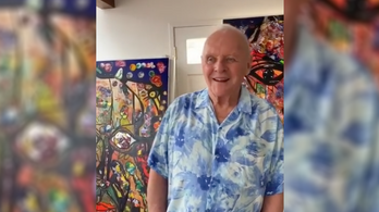 Anthony Hopkins az önkéntes karanténban festészettel múlatja az időt