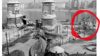 Egy fa százéves története: a díszlet fotóról fotóra változik, csak a platán marad az Erzsébet híd lábánál
