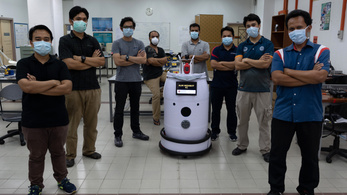 Hordószerű robotot vetnének be a koronavírus ellen Malajziában