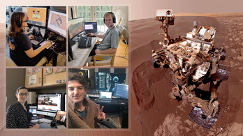 Home office közben, a nappaliból irányítják a Curiosity marsjárót