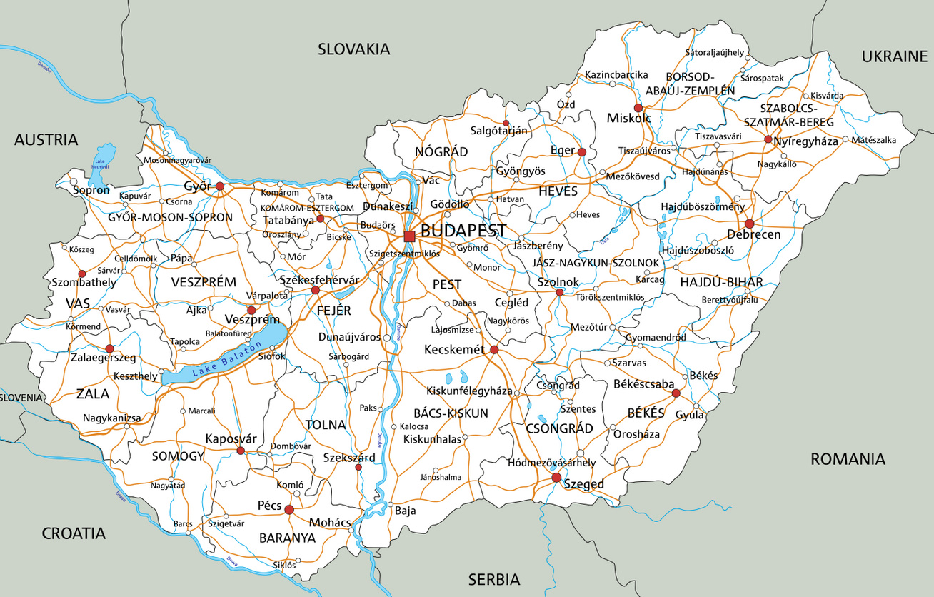 magyarország közigazgatási térkép