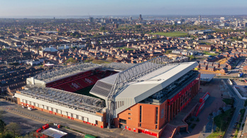 A koronavírus-járvány miatt csúszik a Liverpool stadionjának bővítése