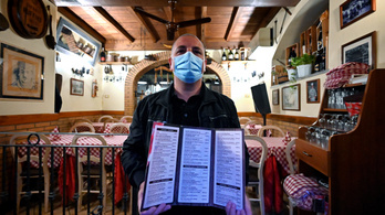 Vendégek nélküli újranyitással tiltakoztak az olasz éttermek