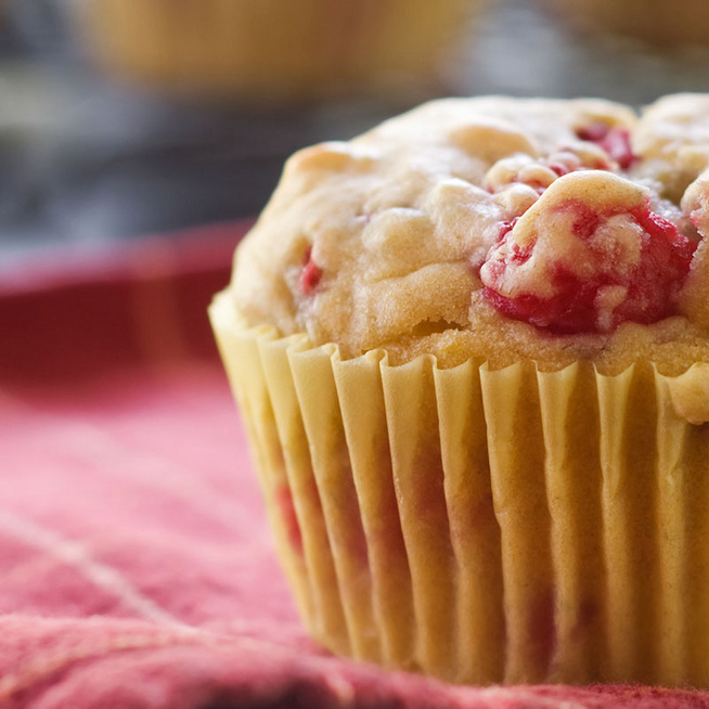 Puha, joghurtos málnás-citromos muffin - Gyors bögrés recept
