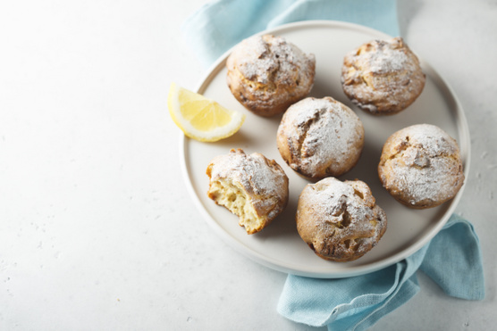 Citromos-krémsajtos muffin: cukormentes, gluténmentes recept
