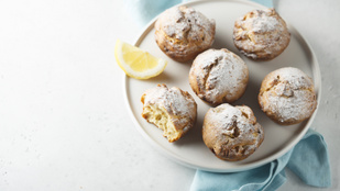 Citromos-krémsajtos muffin: cukormentes, gluténmentes recept