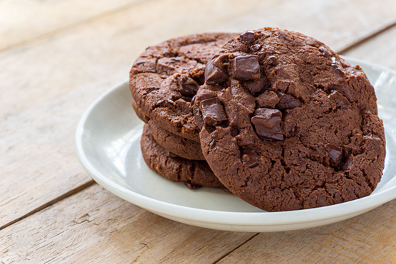 Csokis keksz liszt nélkül – glutén-, tej- és cukormentesen