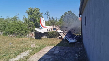 Lezuhant egy katonai repülőgép Horvátországban, lemondott a védelmi miniszter