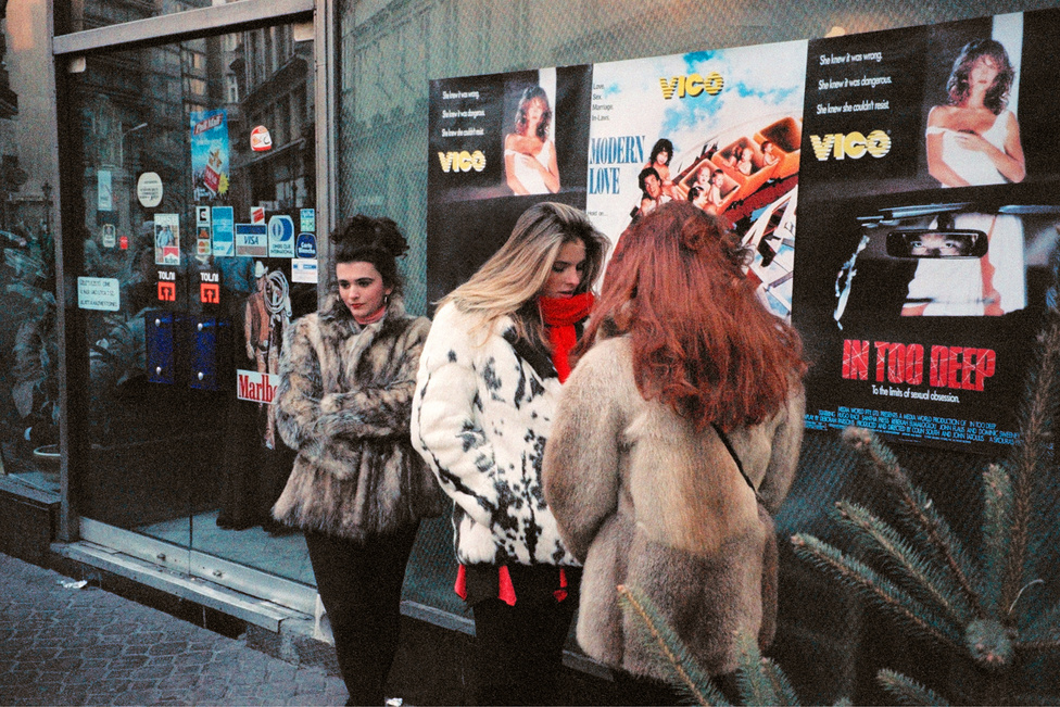 Váci utca, Budapest, 1992