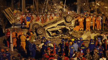 19-en meghaltak, több épület összedőlt egy kínai tartálykocsi-robbanásban