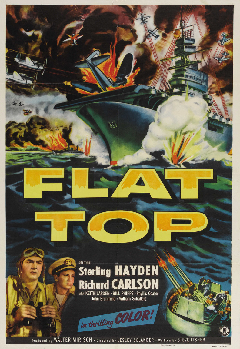A Monogram Pictures 1952-es filmje, az Anyahajó a haditengerészet háborús hősiességét mutatta be, érdemei elismeréseképp a filmakadémia a legjobb vágás díjra jelölte.