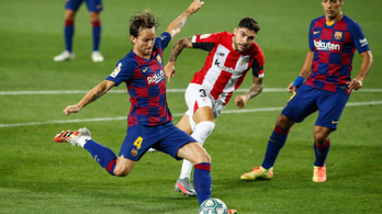 Messi remek gólpassza után, Rakitic góljával nyert a Barcelona