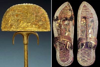 Tutanhamon ritkán látott, személyes tárgyai: a legyezője például színaranyból készült