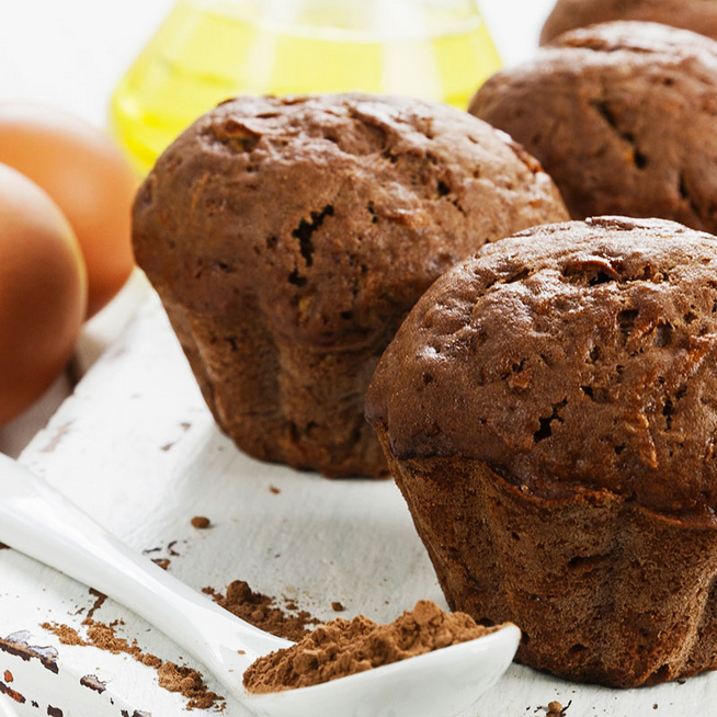 Egyszerű keverem-kavarom muffin – Nagyon puha és szaftos a csokis tészta