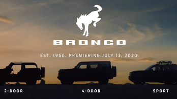 A Ford bejelentette a Bronco almárkát