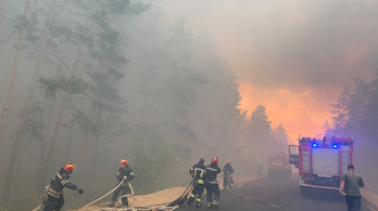 Lángol az erdő, négyen meghaltak Kelet-Ukrajnában