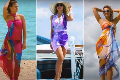 Így varázsolhatsz nőies nyári ruhákat egy nagy kendőből: mutatjuk, hogy viselheted 44-féleképpen