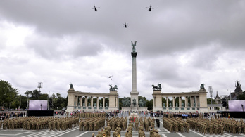 Altisztavatási ünnepség miatt vadászrepülők és helikopterek repkedtek Budapest felett